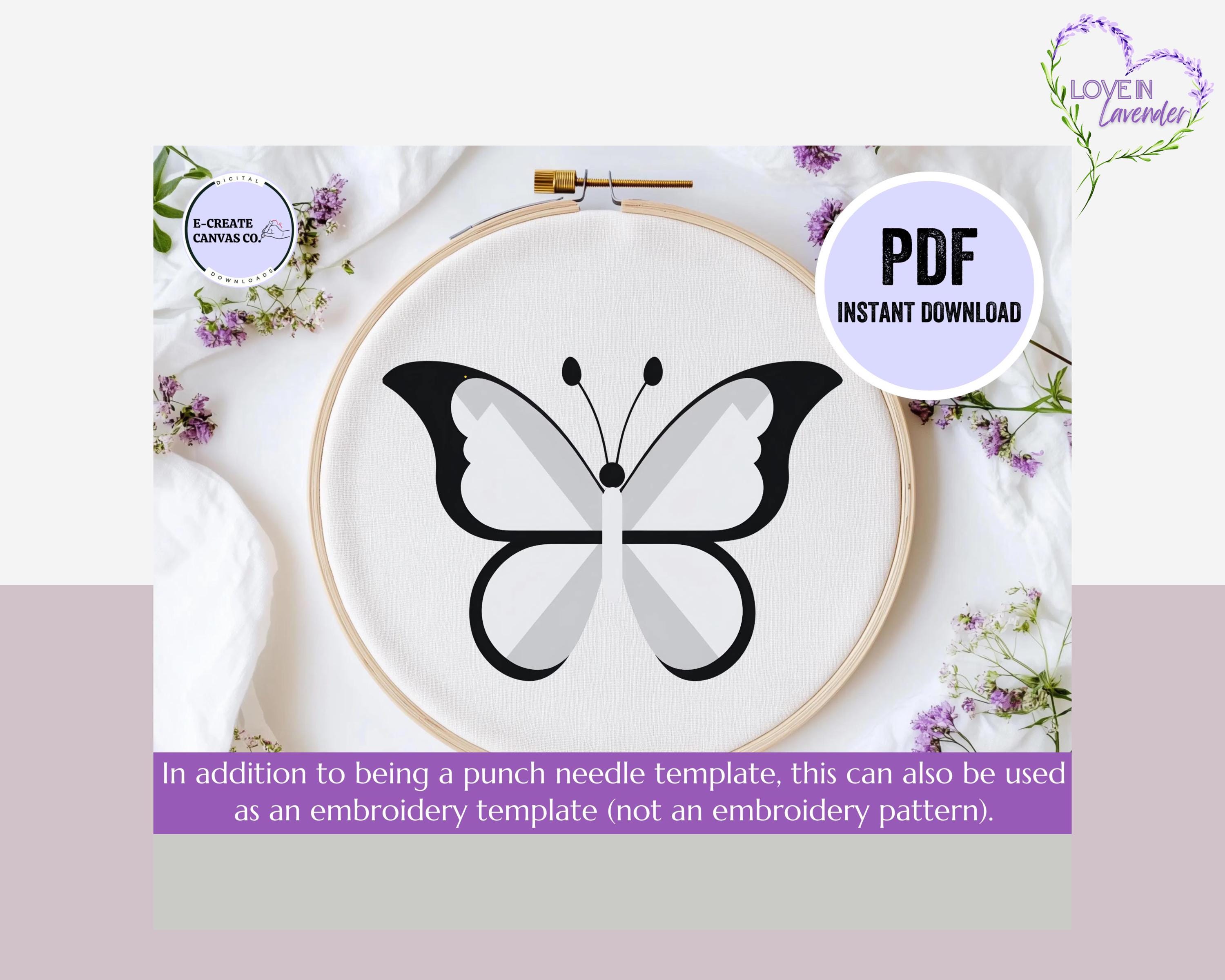 Beskay - Kit Poinçon Aiguille Papillon - Thème Animaux - Neuf