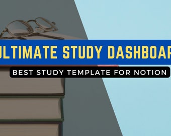 Ultimate Study Dashboard for Notion