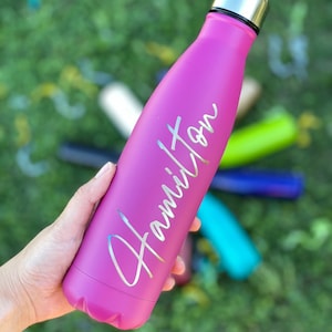Custom Water Bottle, Personalized Gift for Women Men Dad Him Her, Insulated Drink Bottle, Stainless Steel Bottle,Personalized Sport Bottle,