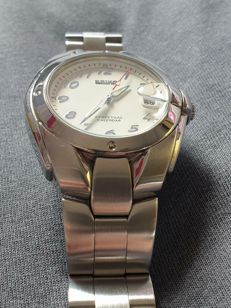 JDM Seiko High Accuracy Quartz Perpetual Calendar 8F320029 Etsy