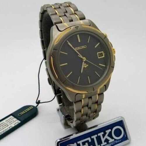 Vintage JDM Seiko Kinetic Titanium NIB With Tags - Etsy Vintage JDM Seiko Kinetic Titanium NIB With Tags - Etsy