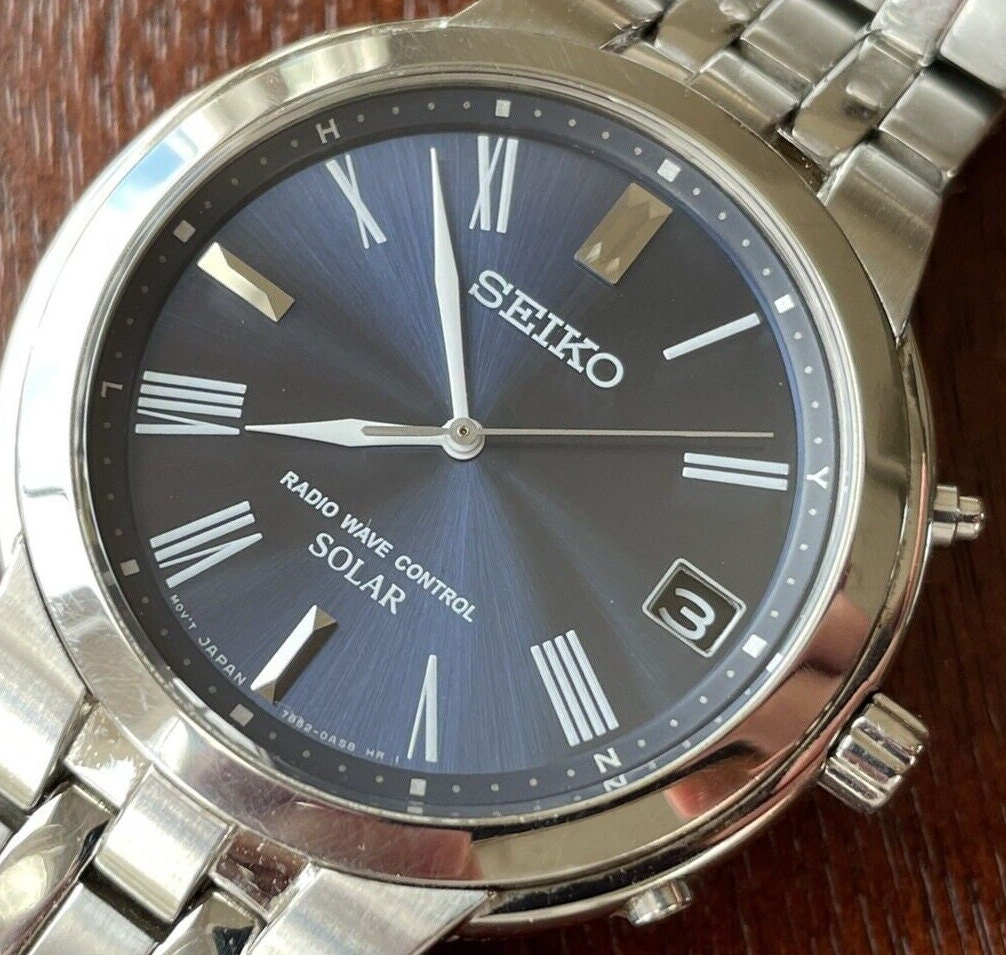 Industrialiseren schors component Beautiful JDM Solar Charged Seiko Radio Wave Controlled - Etsy