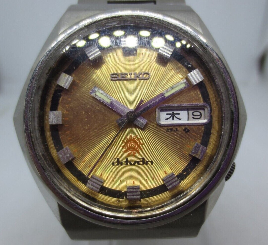Montre Vintage Seiko Advan 6106-7570 De 1972 - Automatique, Acier Inoxydable, En état De Marche Avec Garantie