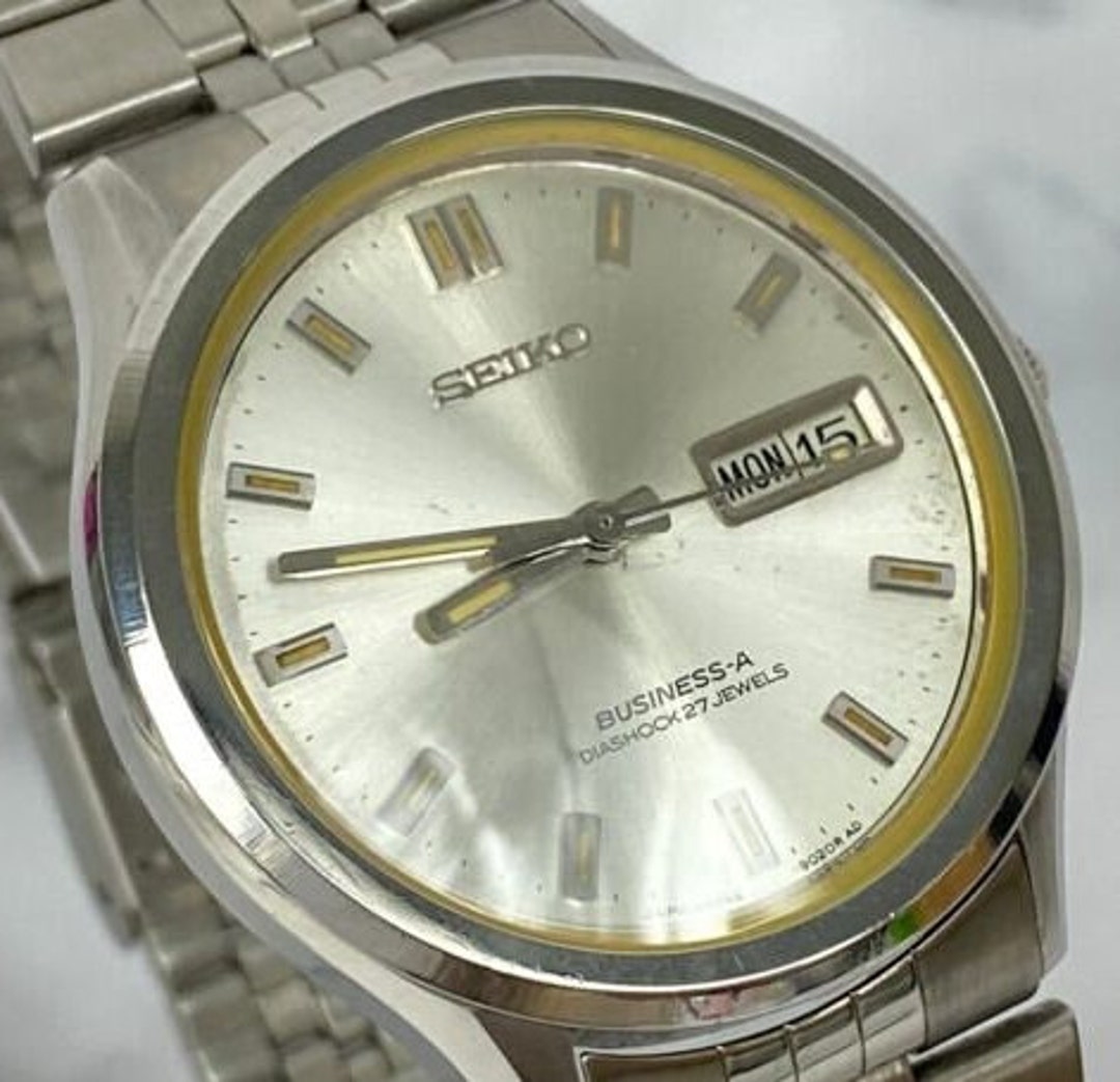 NEW From 1967 Seiko Business-a 8346-9000 Dia Shock 27 Jewels - Etsy