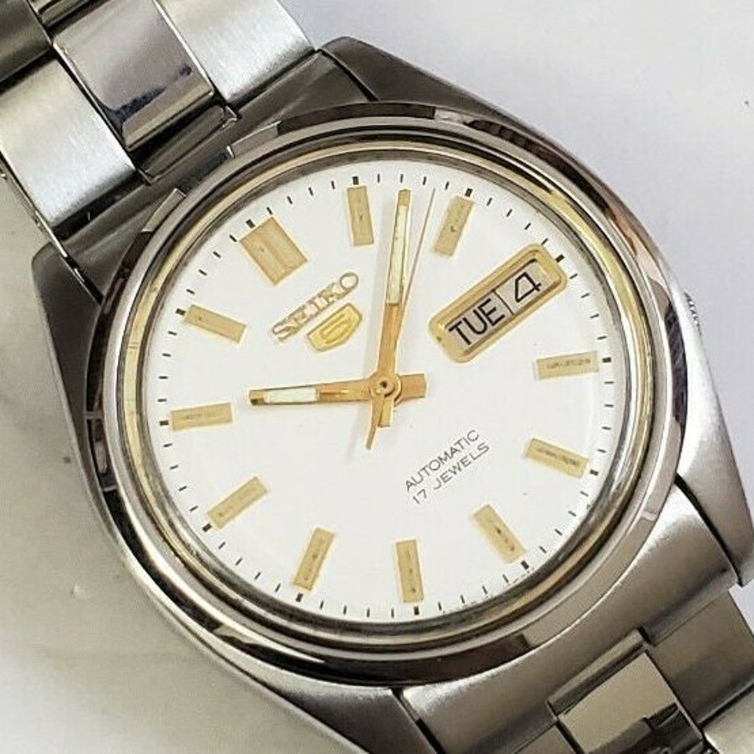 Restored August 1993 Vintage JDM Seiko Automatic White Dial - Etsy