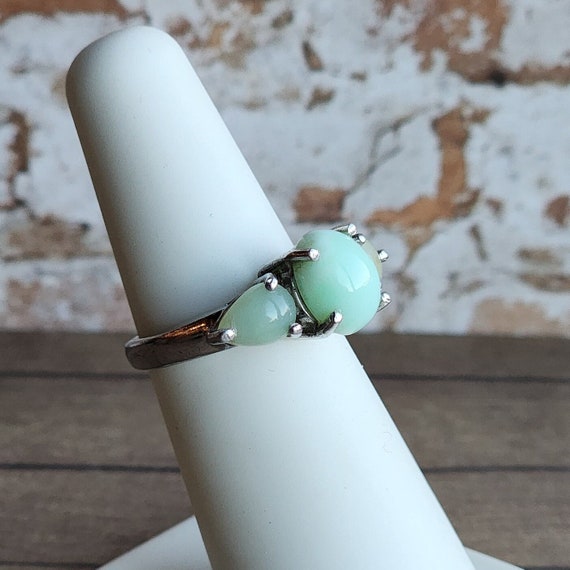 Silver and Larimar ring - image 3