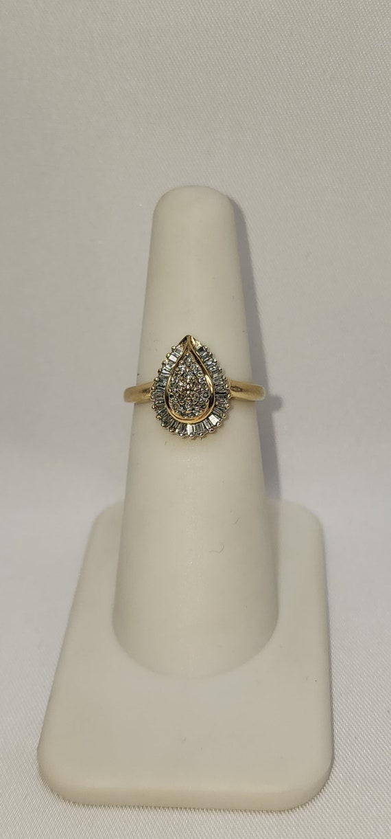 10k Gold and Diamond ring