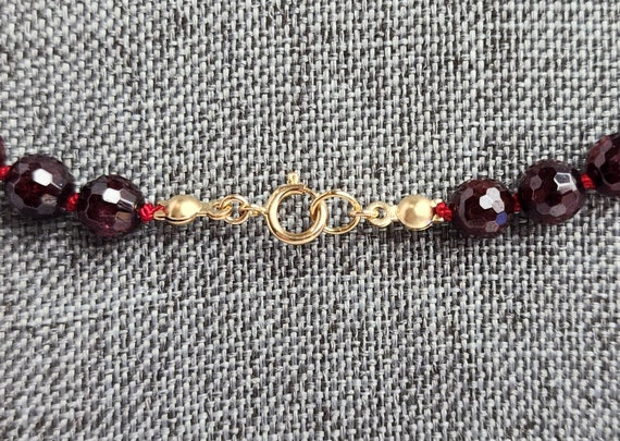 Garnet necklace - image 3