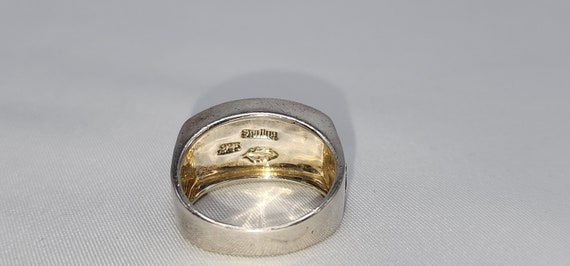 Vintage sterling silver and Larimar ring - image 2