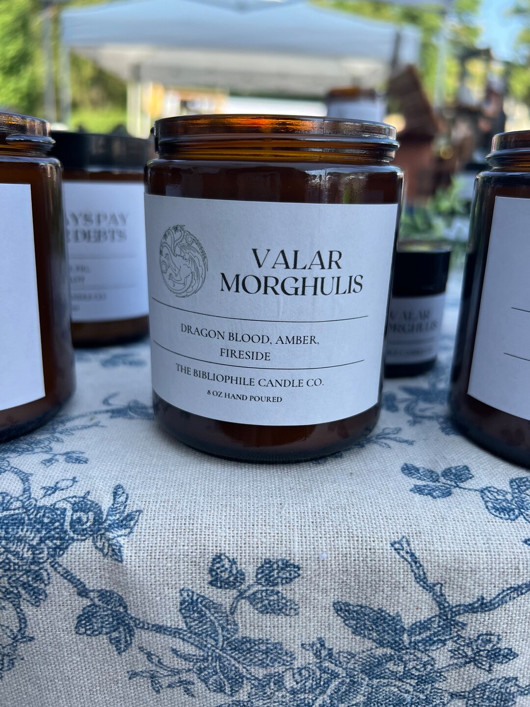 Valar Morghulis Scented Candle, Game of Thrones, Targaryen, Mother of Dragons, Daenerys, Rhaenyra