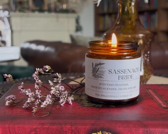 Sassenach Bride Scented Candle: Scottish Heather & Lavender