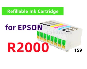 Refillable Ink Cartridge Kit for Stylus Photo R2000 Printer