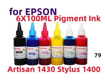 Artisan 1430 & Stylus 1400 Printer Ink Refill - 6x100ml Pigment