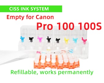 Canon Pro 100/100S Printer Ink System: Empty