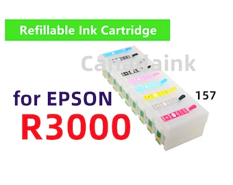 9 Refillable Ink Cartridges Kit fo R3000 Printer