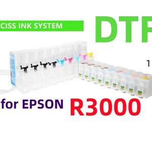 Système d'encre cis CISS vide pour imprimante Stylus Pro R3000 T157 157 avec ARC pour impression DTF
