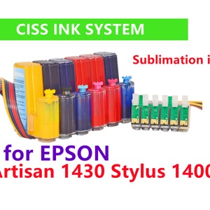 Pour imprimante Artisan 1430 Stylus 1400 Cartouche T079 79, vide, colorant, sublimation, système d'encre pigmentée CISS