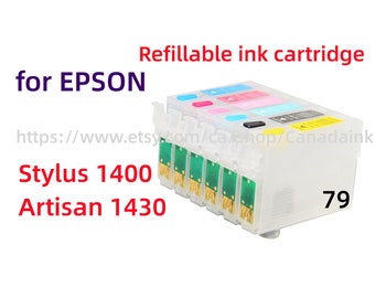 Refillable Ink Cartridge for Artisan 1430 Stylus 1400 (T079)