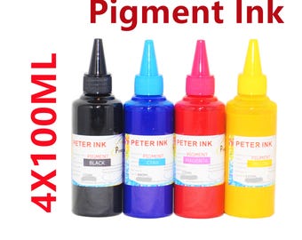 Printer Pigment Ink Refill Set: Stylus C88, C88+ (4x100ML)