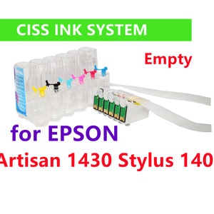 Sistema di inchiostro CISS vuoto per stampante Artisan 1430 Stylus 1400.