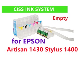 Artisan 1430 Stylus 1400 Printer Empty CISS Ink System