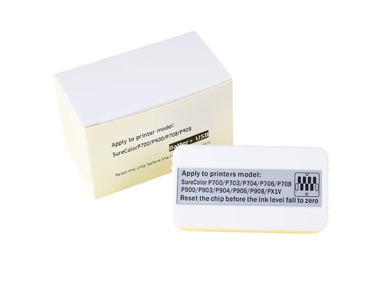 Refillable Ink Cartridges for Epson SureColor P700 P900 (No Chip) 画像 5