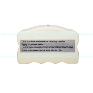 C9345 Réinitialiseur de puce de réservoir de maintenance pour ET-8550 Et-8500 ET-16600 Et-16650 Et-5880 Et-5850 Et-5800 Wf-7840 Wf-7830 Wf-7820 Wf-7310 ec-c7000