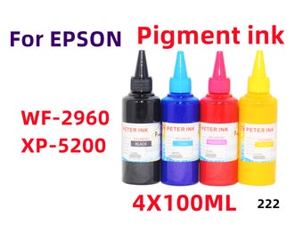 Recharge d'encre pigmentée WF-2960 XP-5200 (4 x 100 ml)