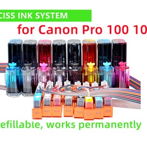 Système d'encre CIS CISS pour imprimante Canon Pro 100 Pro 100S, cartouche d'encre CLi-42