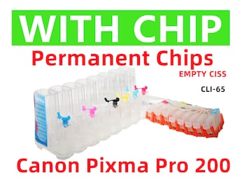 Canon PIXMA Pro-200 CISS Ink System with Permanent Chips