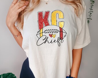 Comfort Colors Kansas City Chiefs Shirt: Trendy Football Crewneck