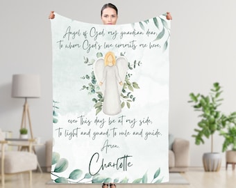 Personalisierte Decke, kundenspezifische Gebetsdecke, Geschenke für Frauen, christliche Geschenke, Jesus-Liebhaber-Geschenke, werfen Decke, katholisch, Geschenke für sie