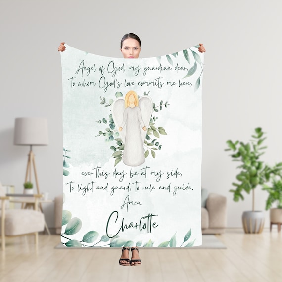 Personalized Blanket, Custom Prayer Blanket, Gifts For Women, Christian Gifts, Jesus Lover Gifts, Throw Blanket, Catholic, Gifts For Her
