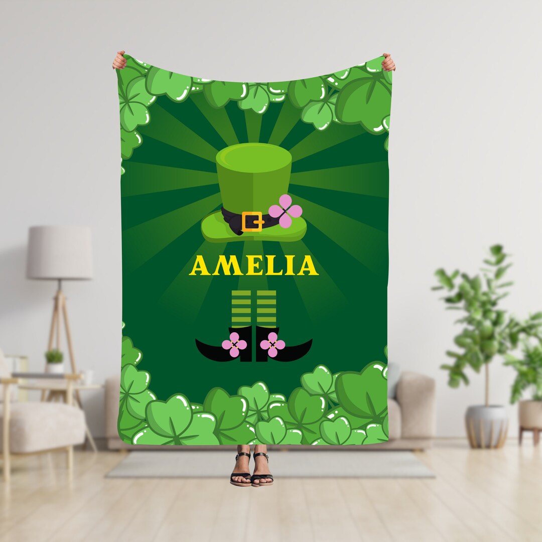 st patricks day blanket
