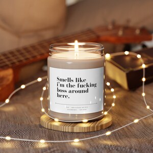 Boss Gift Funny Candle Funny Coworker Gift Entrepreneur Gift New Business Owner Gift Funny Girl Boss Gift for Her Gifts for Boss Christmas