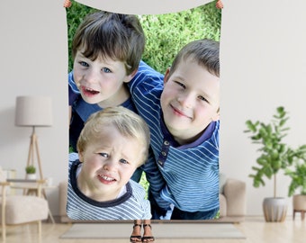 Manta con fotos personalizable, regalos de collage de fotos para él o ella, regalos personalizados para familiares y amigos, recuerdo especial para bodas, cumpleaños