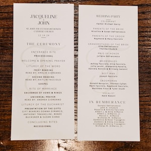 Wedding Program Catholic Church Mass Digital Template! - Etsy