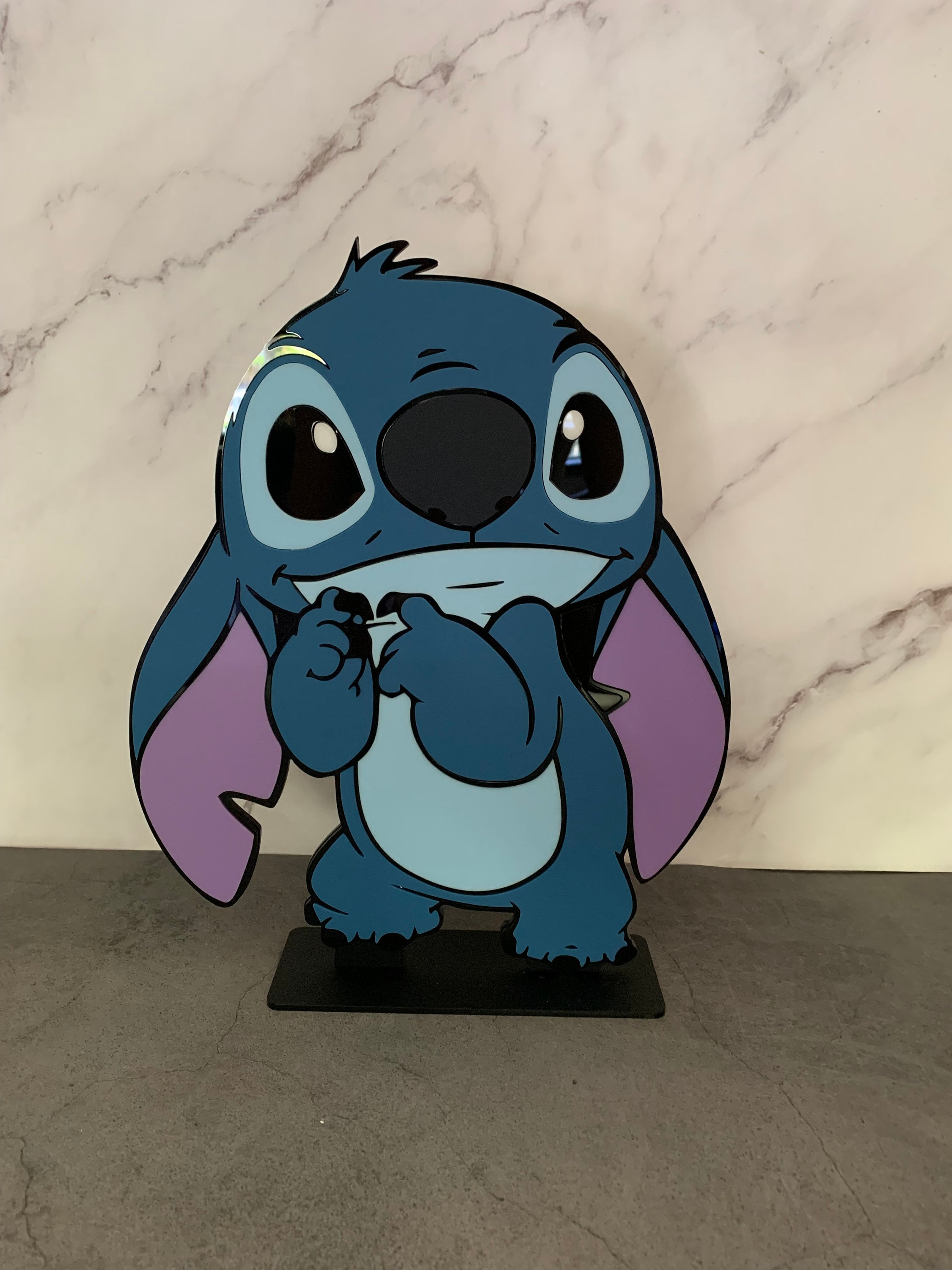 Stitch Sign In Stitch Acrylic 3D Standing Sign Lilo & Stitch Disney Kids Room ...