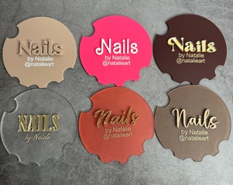 Nail Disc | Nailfie | Nail Technician | Acrylic | Beauty Salon Prop | Business Sign | Logo | Gift Idea | Accessory | Social Media Photo