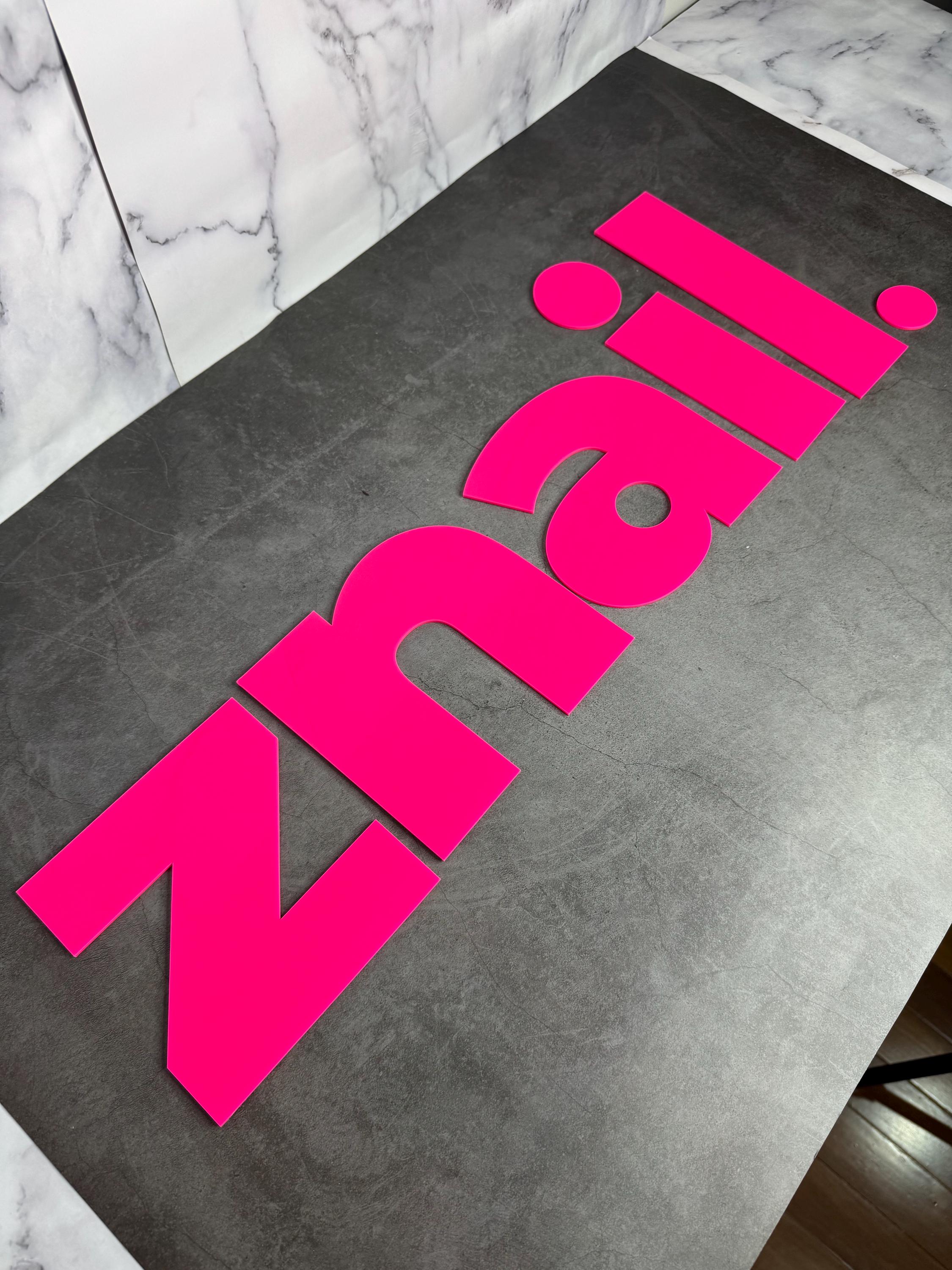 Private Lettering Sign Individual Lettering Sign | Signage | Acrylic | Laser Cut | Business ...