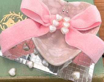 Stacked Heart Vintage Inspired Earrings