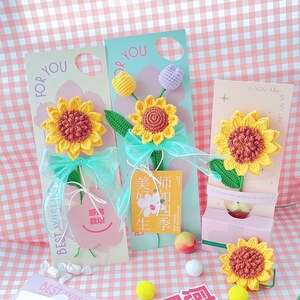 Biglietto primaverile, biglietto d'auguri di compleanno con fiori all'uncinetto, biglietto d'arte floreale illustrato, biglietto d'auguri per la festa della mamma fatto a mano, grazie