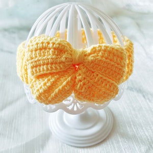 Handmade Cotton Baby Bow Headband: Newborn Gift