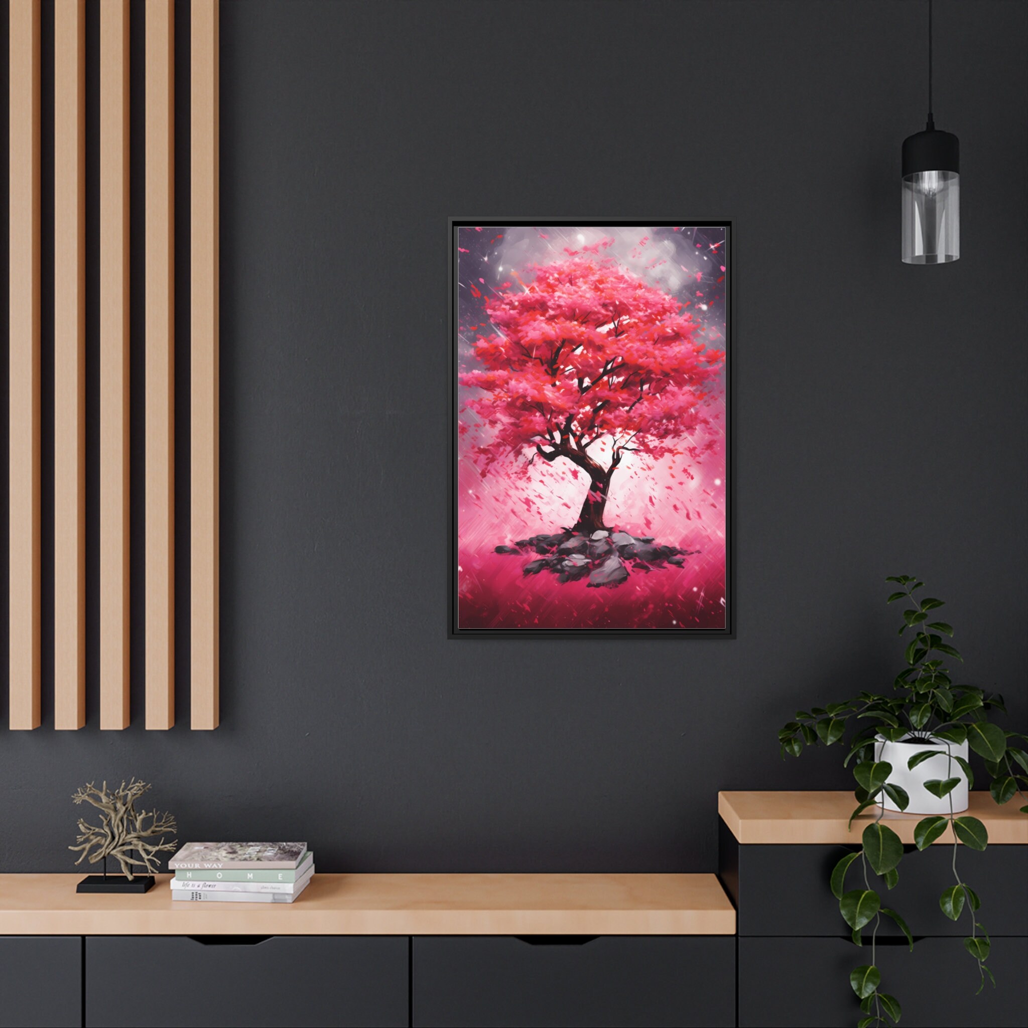 Art Japanese Cherry Blossom Gallery Canvas Art Wall Art Wall Decoration Wall Decor Cherry ...