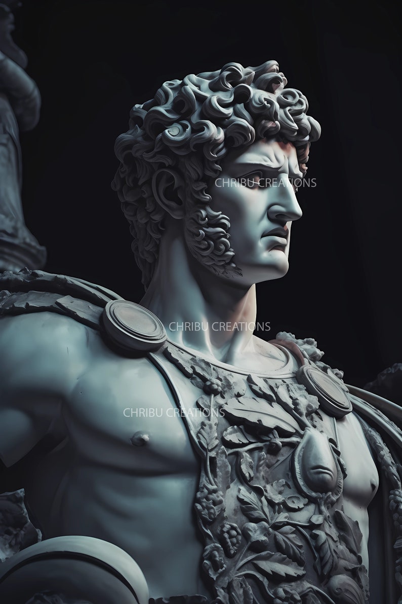 Alexander the Great Emperors Bundle Macedonianroman Empire Wallpaper Wall Art Digital Art