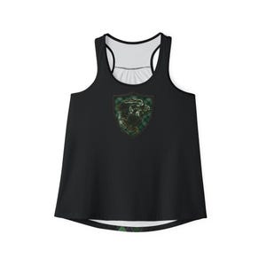 Ambitious Snake Tank Top, Magic Book Shirt, Wizard House Clothing, Women&#39;s Graphic Tee, Wizard World Sleeveless Blouse