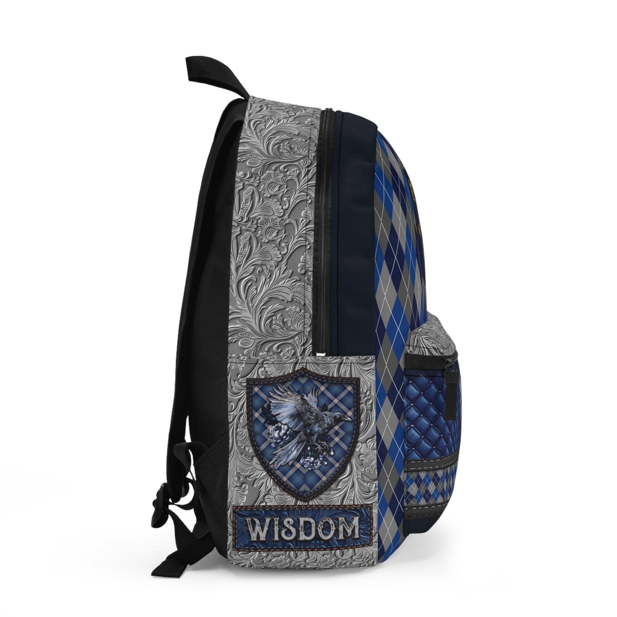 Raven Backpack, Wizard School Bag, Magical Book Inspired 