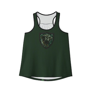 Ambitious Snake Tank Top, Magic School Theme Sleeveless Shirt, Magical House Apparel, Mystic Fan Gift, Cosplay Costume, Wizard World