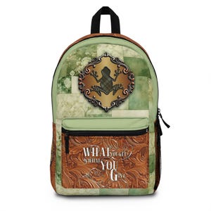 What you Get is What you Give, Princess Backpack, Princess and the Frog Fairytale Themed, Travel Bag, Travel Rucksack, Fairy Tale Adventure