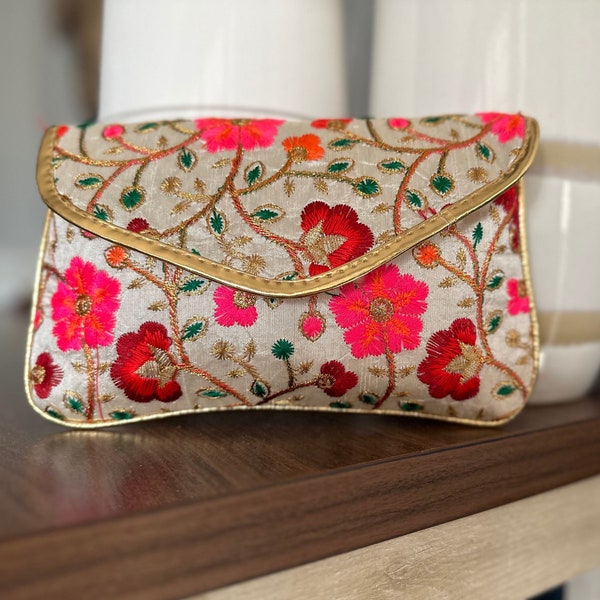 Floral Clutch Purse Etsy